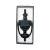Cead Mile Failte Claddagh Brass Door Knocker 8'' in Black Brass on Dublin Gift Company in Door Knockers