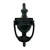 Cead Mile Failte Claddagh Brass Door Knocker 8'' in Black Brass on Dublin Gift Company in Door Knockers