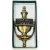 Cead Mile Failte Claddagh Brass Door Knocker 8'' in Antique Brass on Dublin Gift Company in Door Knockers