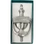Cead Mile Failte Claddagh Brass Door Knocker 8'' in Satin Nickel on Dublin Gift Company in Door Knockers