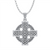 Carved Celtic Cross Triskele Necklace DGC