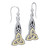 Silver & Gold Trinity Drop Earrings