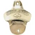 Ireland Shamrock Brass Wall Bottle Opener in Polished Brass on DublinGift in Lifestyle View