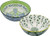 Set of 2 Celtic Cross & Trellis Shamrock Bowls