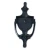 Claddagh Brass Door Knocker 8'' Celtic Irish in Black Brass on DublinGiftCompany in Door Knockers