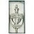 Claddagh Brass Door Knocker 8'' Celtic Irish in Satin Nickel on DublinGiftCompany in Door Knockers