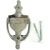 Claddagh Brass Door Knocker 8'' Celtic Irish in Satin Nickel on DublinGiftCompany in Door Knockers