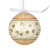 Irish Shamrock Designed Christmas Baubles Set of 4