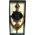 Cead Mile Failte Claddagh Brass Oval Door Knocker in Black Brass on Dublin Gift Company in Door Knockers