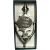 Cead Mile Failte Claddagh Brass Oval Door Knocker in Satin Nickel on Dublin Gift Company in Door Knockers