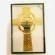 Claddagh Celtic Cross Brass Wall Hanging Decor in Polished Brass on DublinGiftCompany in House Decor