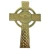 Claddagh Celtic Cross Brass Wall Hanging Decor in Brass on DublinGift in House Decor
