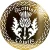 Exclusively Irish Thistle Celtic Wall Hang Decor in Polished Brass on DublinGiftCompany in Irish Wall Art