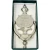 Cead Mile Failte Claddagh Oval Door Knocker 8'' in Satin Nickel on Dublin Gift Company in Door Knockers
