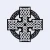Exclusively Irish Celtic Cross Round Wall Hang Decor