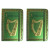 Irish Harp Green Notebook