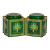 Shamrock Spiral 50 Tea bags tin