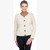 Ladies' Merino Large Cable Aran Cardigan Front