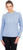 SuperSoft Merino Ladies' Cable Sweater Light Blue