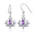 Thistle Dangle Earrings in Silver