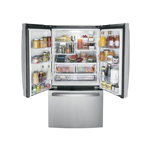 GE® ENERGY STAR® 27.0 Cu. Ft. Fingerprint Resistant French-Door Refrigerator - GNE27JYMFS