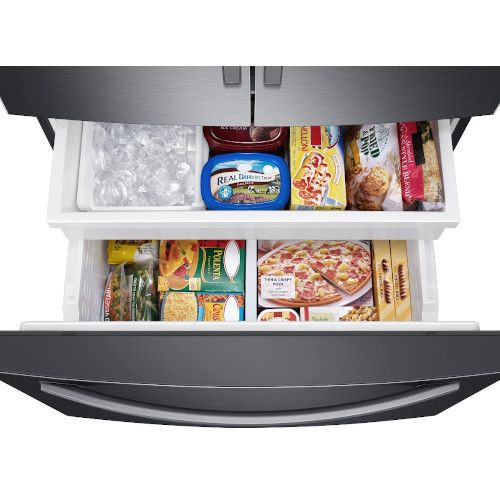 28 cu. ft. Large Capacity 3-Door French Door Refrigerator w/ AutoFill Water Pitcher - RF28T5021SG