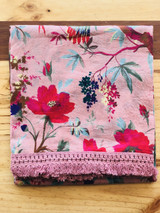 Bird Print Peach Sarong/Wrap 