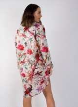 Bird Print White Nightshirt (Pack of 3)