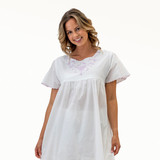 Lilac Short Sleeve Nightdress