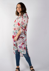 Bird Print White Tunic Dress (Pack of 3)