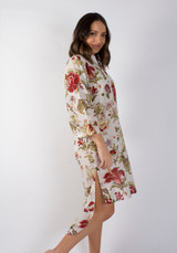 Burgundy Burst Tunic Dress (Pack of 3)