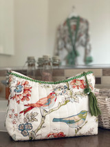 Vintage Birds Make-Up Bag MIN OF 2