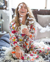 Faye Peacock Long PJ Set