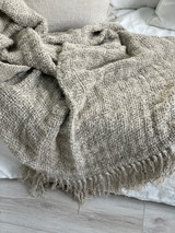 Throw Bryn Handloomed/Rustic Linen