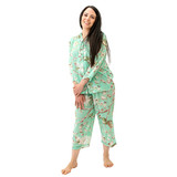 Blossom Mint 3/4 PJ Set
