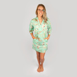 Blossom Mint Shirt Dress