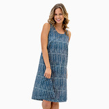 Indigo Stripe Dress