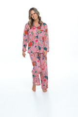 Arabella Hot Pink Long PJ Set 
