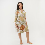 Burgundy Tree Shirtdress