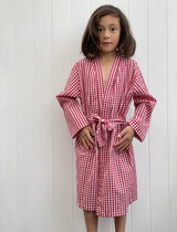 Red Check Child Dressing Gown (Pack of 4)