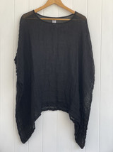 Luna Black Mesh Wide Top