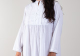 Louise Long Sleeves White Nightdress