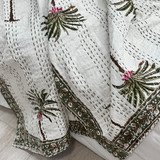 Palm Tree Bed Throw