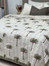 Palm Tree Bed Cover