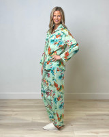 Botanical Birds Sage Full PJ Set