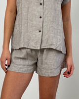 Bria Shorts Grey & White