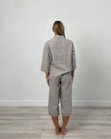 Bria 3/4 Pants Grey & White