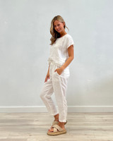 Joyce 3/4 Pants Optic White