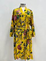 Lakshmi Primrose Yellow Kimono