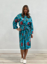 Lakshmi Blue Turquoise Kimono
